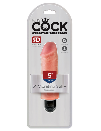King Cock 5" Vibrating Stiffy - Pikante Tienda Erotica