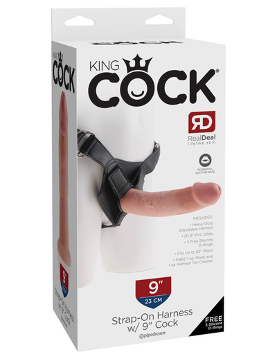 King Cock Strap-on Harness w/ 9" Cock - Pikante Tienda Erotica