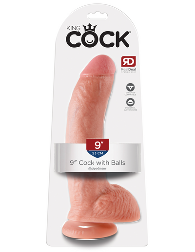 King Cock 9" Cock with Balls - Pikante Tienda Erotica