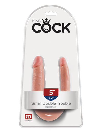 King Cock U-Shaped Small Double Trouble - Pikante Tienda Erotica
