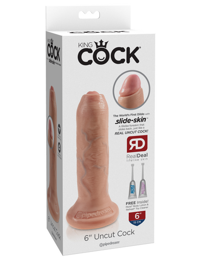 King Cock 6" Uncut - Pikante Tienda Erotica